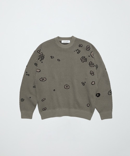 bal(バル)の「JACQUARD PATTERN CREWNECK SWEATER(ニット/セーター・メンズ・ブラック/ブラウン/グレー・3/2/1)」の13枚目の写真