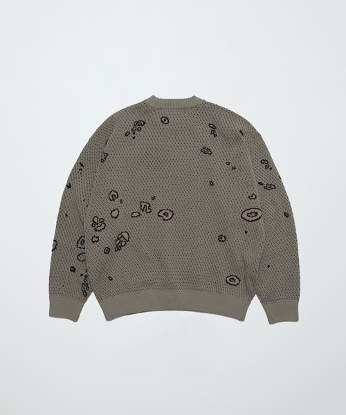 bal(バル)の「JACQUARD PATTERN CREWNECK SWEATER(ニット/セーター・メンズ・ブラック/ブラウン/グレー・3/2/1)」の14枚目の写真