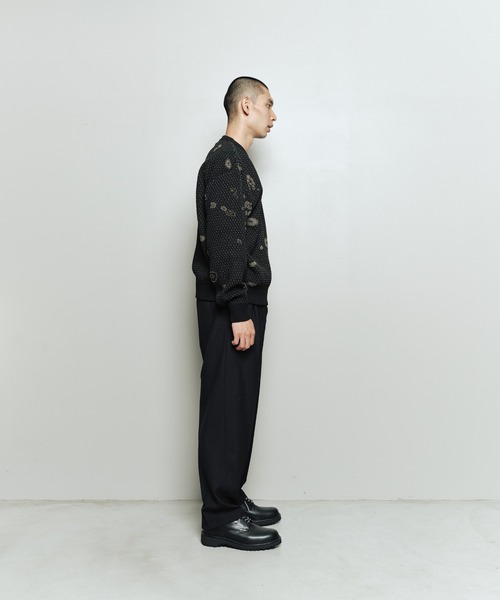 bal(バル)の「JACQUARD PATTERN CREWNECK SWEATER(ニット/セーター・メンズ・ブラック/ブラウン/グレー・3/2/1)」の20枚目の写真
