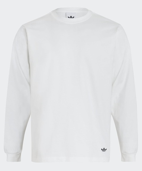 adidas(アディダス)の「メイドフォーユー 長袖Tシャツ / ロンT / アディダスオリジナルス adidas Originals(Tシャツ/カットソー・メンズ・ホワイト・X-SMALL/X-LARGE/SMALL/MEDIUM/LARGE/XX-LARGE/XX-SMALL/3XL)」の4枚目の写真