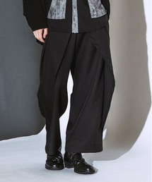 【NO ID.】Front Wrap Trousers / フロント ラップ トラウザーズ