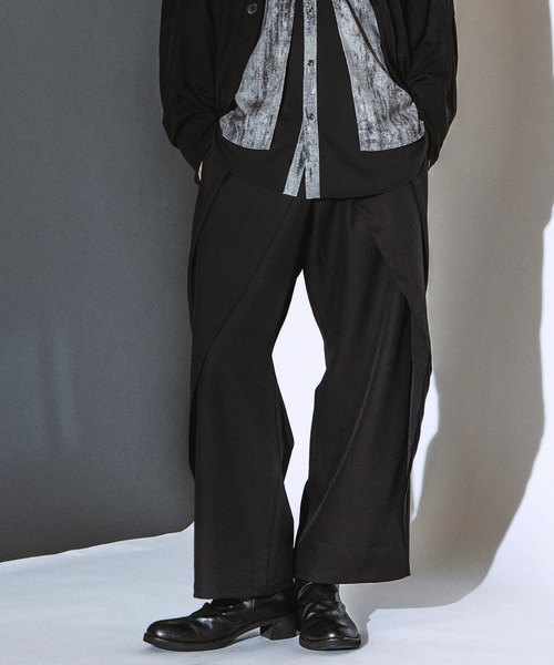 NO ID.(ノーアイディ)の「【NO ID.】Front Wrap Trousers / フロント ラップ トラウザーズ(その他パンツ・メンズ・ブラック/その他23・2/1)」の5枚目の写真