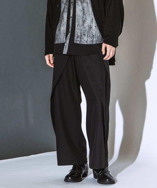 NO ID.(ノーアイディ)の「【NO ID.】Front Wrap Trousers / フロント ラップ トラウザーズ(その他パンツ・メンズ・ブラック/その他23・2/1)」の7枚目の写真