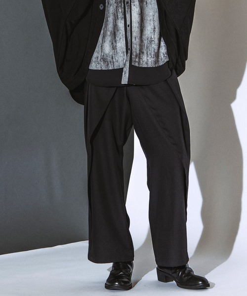 NO ID.(ノーアイディ)の「【NO ID.】Front Wrap Trousers / フロント ラップ トラウザーズ(その他パンツ・メンズ・ブラック/その他23・2/1)」の9枚目の写真