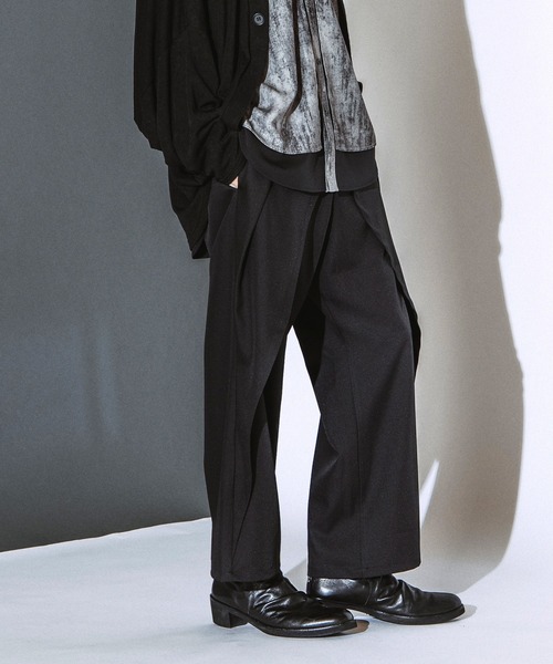 NO ID.(ノーアイディ)の「【NO ID.】Front Wrap Trousers / フロント ラップ トラウザーズ(その他パンツ・メンズ・ブラック/その他23・2/1)」の13枚目の写真