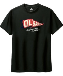 Ol' Basics（オール・ベーシックス） 半袖Tシャツ フラッグ ロゴ プリント 5.6オンス トップス カットソー メンズ ユニセックス