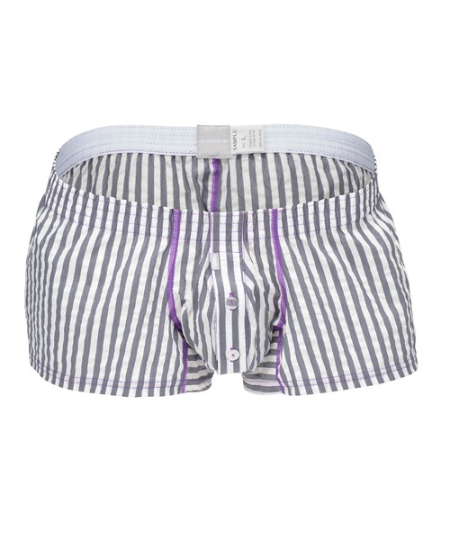 TOOT（トゥート）の「TRUNKS/ストライプ シアサッカー フィットトランクス II（トランクス・メンズ・ブルー/グリーン/パープル・SMALL/MEDIUM/LARGE/X-LARGE）」の4枚目の写真