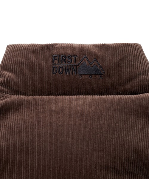 FIRST DOWN(ファーストダウン)の「FIRST DOWN USA (ファーストダウン) BUBBLE DOWN JKT CORDUROY リバーシブル コーデュロイ ダウンジャケット メンズ F242104(ダウンジャケット/コート・メンズ・ブラウン/ブラック・LL/L/M)」の9枚目の写真