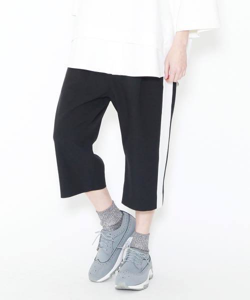 MUZE（ミューズ）の「MUZE/ミューズ/SIDE LINE EASY SLACKS（スラックス・メンズ・ブラック×ホワイト/グレー/ブラック・2/1）」の8枚目の写真