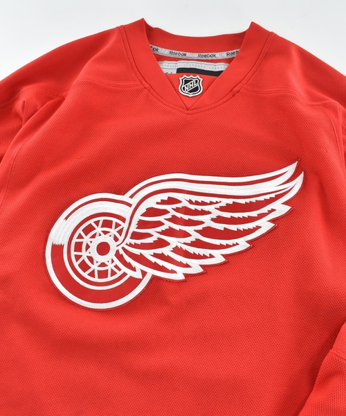 LABORATORY R(ラボラトリーアール)の「【USED】REEBOK “Detroit Red Wings” ゲームシャツ(Tシャツ/カットソー・メンズ・レッド・LARGE)」の2枚目の写真