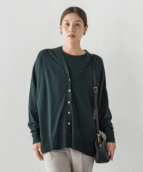 la.f…(ラエフ)の「Tシャツニットカーディガン(カーディガン/ボレロ・レディース・グリーン/ピンク/ブラック・9号)」の22枚目の写真