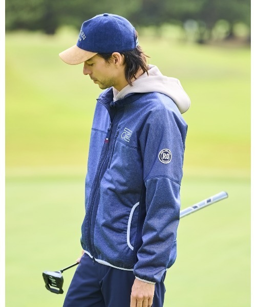ROSASEN(ロサーセン)の「【Rosasen/GOLF】 三層ストレッチブルゾン(ブルゾン・メンズ・ネイビー/ライトグレー/グレー・48/50)」の1枚目の写真