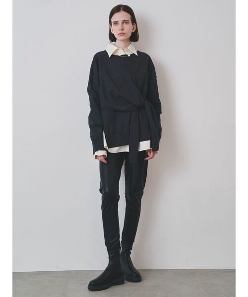 ELENDEEK(エレンディーク)の「フォーレザーレギンス(その他パンツ・レディース・ブラック・2/1)」の4枚目の写真