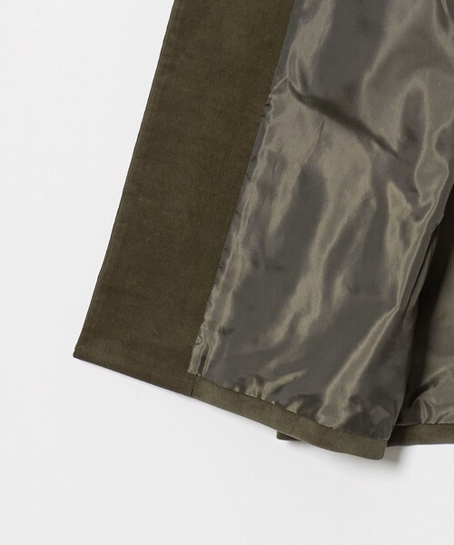 ATTISESSION(アティセッション)の「<ATTISESSION>CORD×レザーライク ジャケット(テーラードジャケット・レディース・オリーブ/ブラック・38/36)」の6枚目の写真