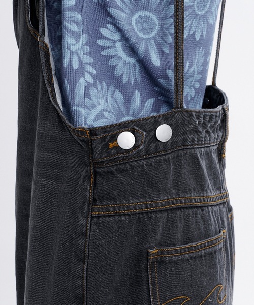 BILLABONG(ビラボン)の「BILLABONG ウィメンズ DENIM JUMPER SKIRT スカート 【2026年秋冬モデル】/ ビラボンロングデニムジャンスカ(ジャンパースカート))(スカート・レディース・ブラック/ブルー/インディゴブルー・MEDIUM/SMALL)」の8枚目の写真
