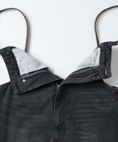 BILLABONG(ビラボン)の「BILLABONG ウィメンズ DENIM JUMPER SKIRT スカート 【2026年秋冬モデル】/ ビラボンロングデニムジャンスカ(ジャンパースカート))(スカート・レディース・ブラック/ブルー/インディゴブルー・MEDIUM/SMALL)」の12枚目の写真