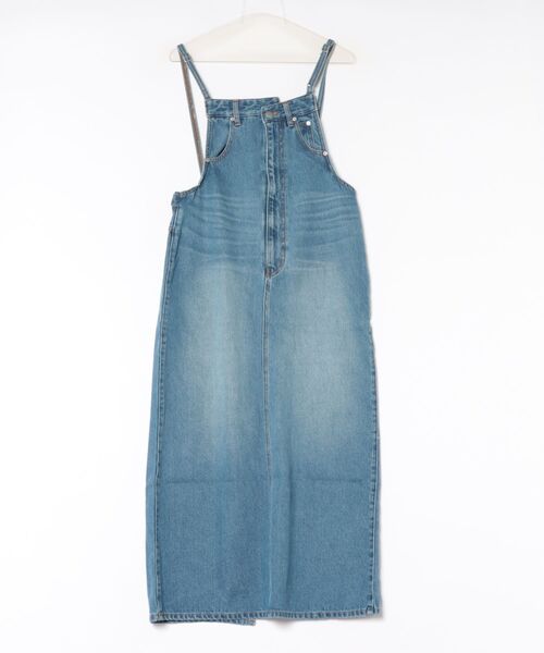BILLABONG(ビラボン)の「BILLABONG ウィメンズ DENIM JUMPER SKIRT スカート 【2026年秋冬モデル】/ ビラボンロングデニムジャンスカ(ジャンパースカート))(スカート・レディース・ブラック/ブルー/インディゴブルー・MEDIUM/SMALL)」の21枚目の写真