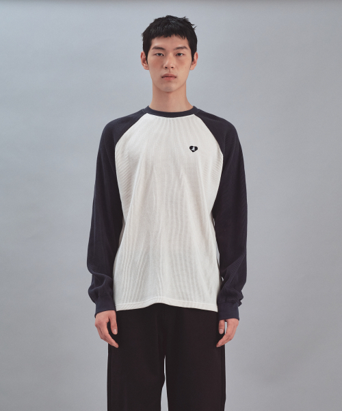 Rest&Recreation(レストアンドレクリエーション)の「HEART LOGO WAFFLE LONG SLEEVE - CREAM(Tシャツ/カットソー・レディース・その他・SMALL/LARGE)」の6枚目の写真
