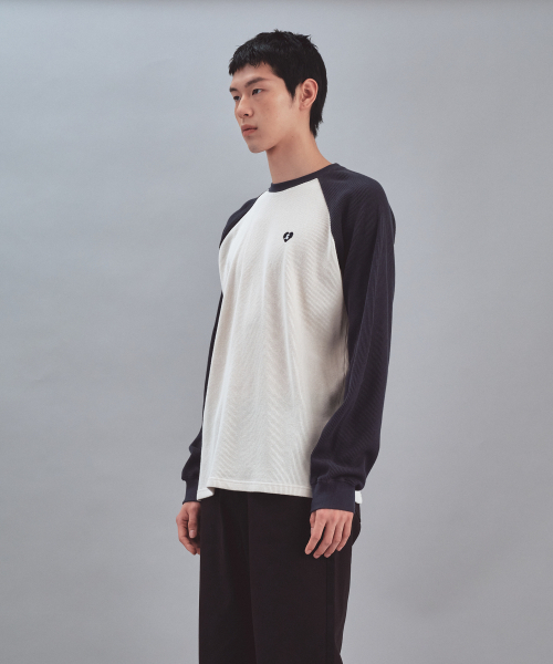Rest&Recreation(レストアンドレクリエーション)の「HEART LOGO WAFFLE LONG SLEEVE - CREAM(Tシャツ/カットソー・レディース・その他・SMALL/LARGE)」の7枚目の写真