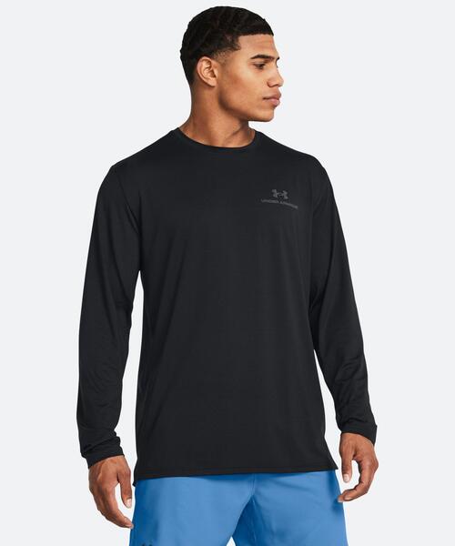 UNDER ARMOUR(アンダーアーマー)の「UAバニッシュ エナジー ロングスリーブTシャツ(トレーニング/メンズ)(Tシャツ/カットソー・メンズ・ブラック・XL/S/3XL/L/2XL/M)」の1枚目の写真