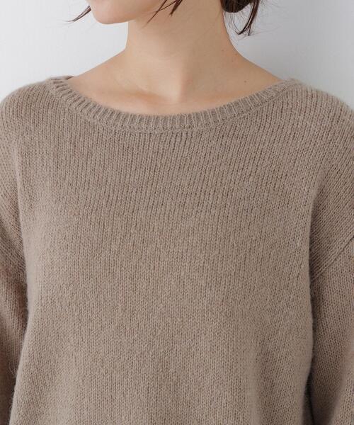 NATURAL BEAUTY BASIC（ナチュラルビューティーベーシック）の「袖ケーブルニット（ニット/セーター・レディース・ベージュ/ライトグリーン/ブラウン・FREE）」の16枚目の写真