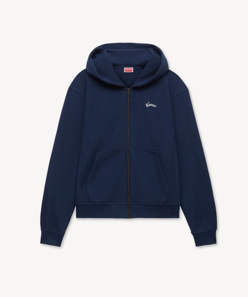 KENZO(ケンゾー)の「KENZO EIFFEL TOWER DESIGN CLASSIC ZIP UP HOODIE(パーカー・メンズ・ブルー系その他・MEDIUM/LARGE/SMALL)」の2枚目の写真