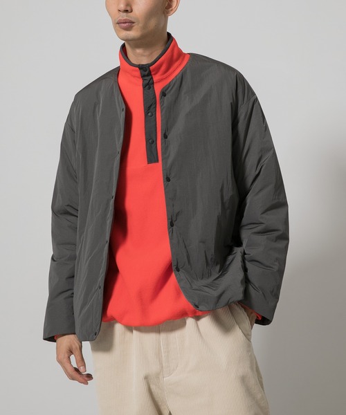 EKAL(エカル)の「PRIMALOFT インサレーションジャケット(ダウンジャケット/コート・メンズ・ブラック系その他/ブラック/チャコールグレー・MEDIUM/LARGE)」の17枚目の写真