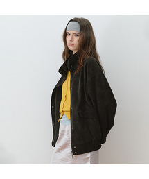 SUEDE LEATHER JACKET BROWN