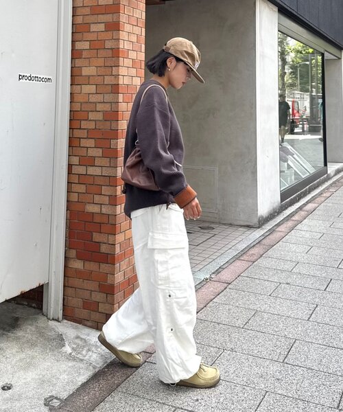 CIAOPANIC TYPY(チャオパニックティピー)の「【ヨレにくく、お手入れ簡単】【UNISEX】キープシェイプワッフルニットプルオーバー(ニット/セーター・メンズ・チャコールグレー/ライトグレー/ネイビー/オレンジ/ブルー/グリーン/マスタード/ホワイト系その他・SMALL/MEDIUM/LARGE/X-LARGE)」の17枚目の写真