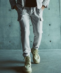 JH junhashimoto（ジェイエイチジュンハシモト）の「JH junhashimoto(ジェイエイチ ジュンハシモト)シンセティックスウェードポンチカーゴパンツ（カーゴパンツ）」