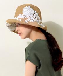 アシーナニューヨーク　バーバラ　フラワー　レース　帽子　麦わら帽子 Chesty - Athena New York BARBARA ハットの通販 by ♡｜チェス