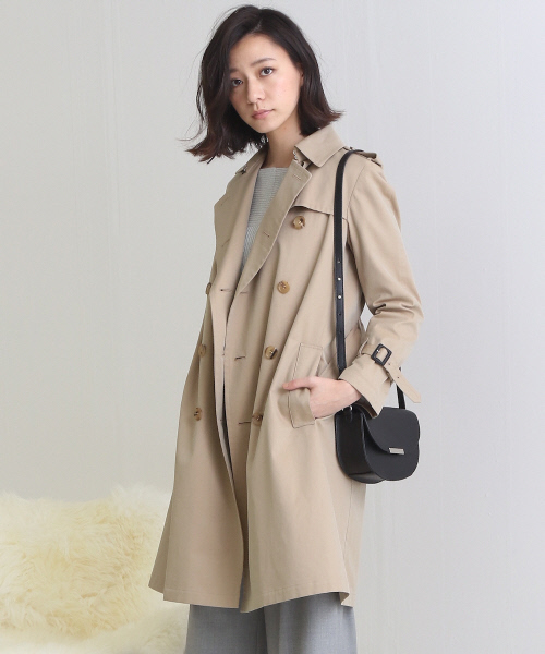 Abahouse Devinette（ドゥヴィネット）の「トレンチコート【BAILA 2018年03月号掲載】（トレンチコート・レディース・ベージュ/カーキ・1/2）」の22枚目の写真
