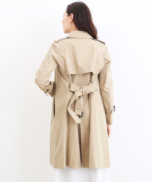Abahouse Devinette（ドゥヴィネット）の「トレンチコート【BAILA 2018年03月号掲載】（トレンチコート・レディース・ベージュ/カーキ・1/2）」の16枚目の写真