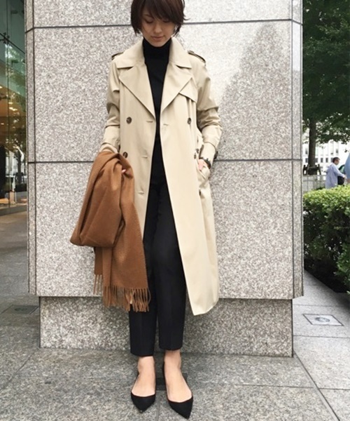 Deuxieme Classe(ドゥーズィエムクラス)の「*BEGG&CO カシミヤストール◆(ストール/ショール・レディース・キャメル/ブラック/ブルー/ブルー系その他/ライトグレー・FREE)」の19枚目の写真