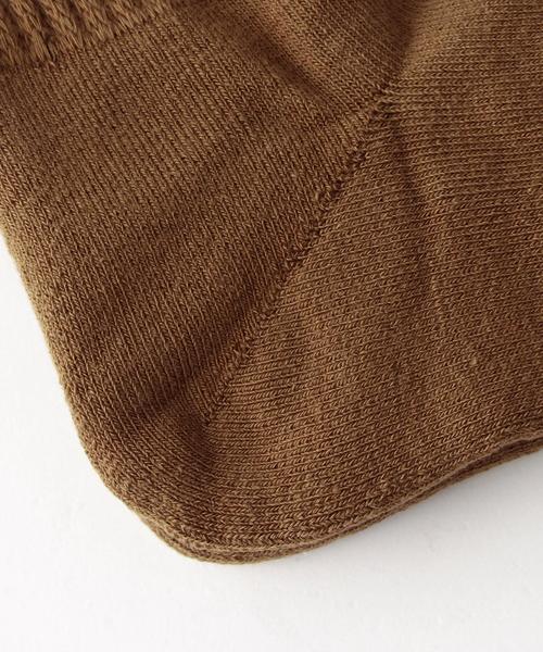 coen（コーエン）の「リブパイルレギュラーソックス（ソックス/靴下・メンズ・オフホワイト/グレー/ブラウン/ネイビー・FREE）」の6枚目の写真