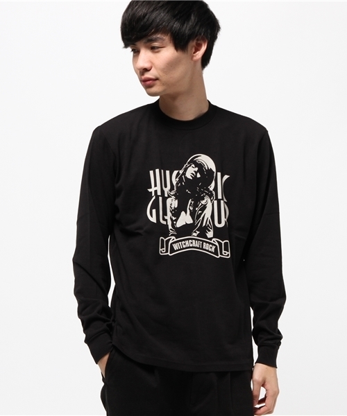 HYSTERIC GLAMOUR（ヒステリックグラマー）の「HYS CRAFT ROCK pt リブ付T-SH（Tシャツ/カットソー・メンズ・ホワイト/トップグレー/ブラック・SMALL/MEDIUM/LARGE）」の11枚目の写真