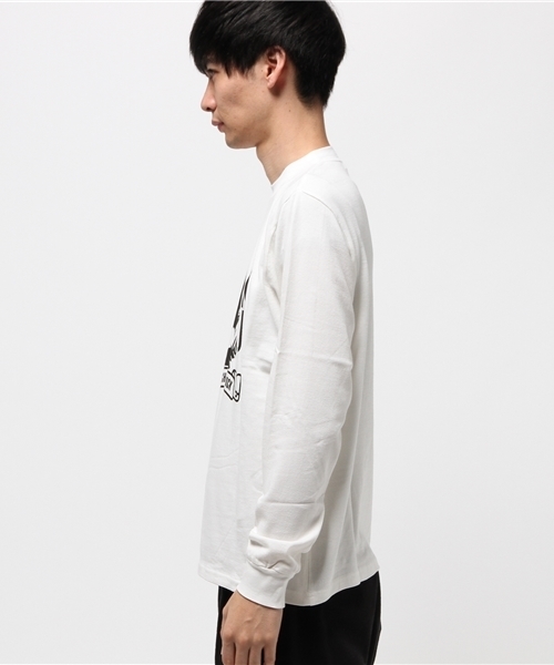 HYSTERIC GLAMOUR（ヒステリックグラマー）の「HYS CRAFT ROCK pt リブ付T-SH（Tシャツ/カットソー・メンズ・ホワイト/トップグレー/ブラック・SMALL/MEDIUM/LARGE）」の4枚目の写真