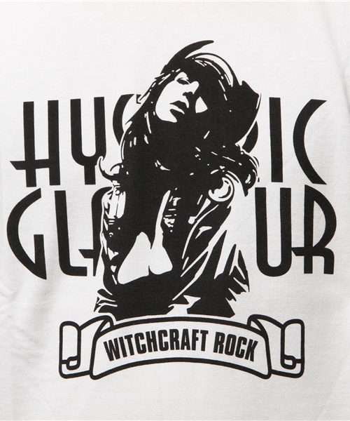 HYSTERIC GLAMOUR（ヒステリックグラマー）の「HYS CRAFT ROCK pt リブ付T-SH（Tシャツ/カットソー・メンズ・ホワイト/トップグレー/ブラック・SMALL/MEDIUM/LARGE）」の8枚目の写真