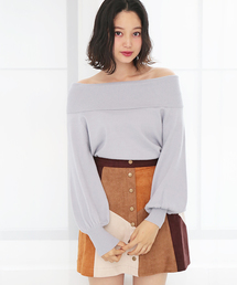 one after another NICE CLAUP | オフショルニット(ニット/セーター)