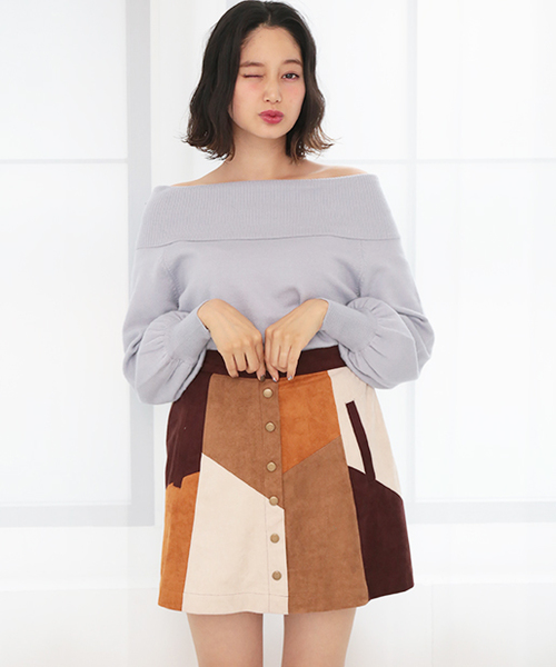 セール】オフショルニット（ニット/セーター）｜one after another