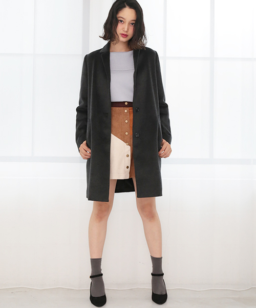 one after another NICE CLAUP（ワンアフターアナザーナイスクラップ）の「オフショルニット（ニット/セーター・レディース・ピンク/レッド/アイボリー/ブラック/サックスブルー・FREE）」の15枚目の写真