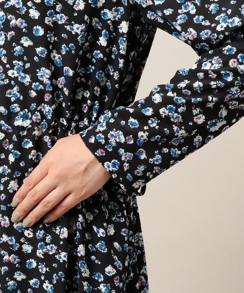 BEAUTY&YOUTH UNITED ARROWS(ビューティーアンドユースユナイテッドアローズ)の「BY ペイズリー&フラワー マキシ丈ワンピース -2WAY- ◆(ワンピース・レディース・ブラック/オリーブ・FREE)」の8枚目の写真