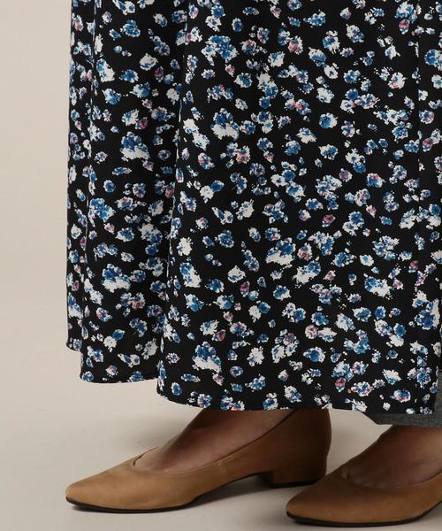 BEAUTY&YOUTH UNITED ARROWS(ビューティーアンドユースユナイテッドアローズ)の「BY ペイズリー&フラワー マキシ丈ワンピース -2WAY- ◆(ワンピース・レディース・ブラック/オリーブ・FREE)」の9枚目の写真