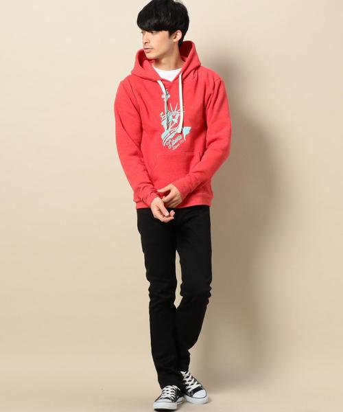 BEAUTY&YOUTH UNITED ARROWS（ビューティーアンドユースユナイテッドアローズ）の「＜Share with＞ Liberty SWT/パーカー ◆（パーカー・メンズ・レッド・LARGE/MEDIUM）」の5枚目の写真