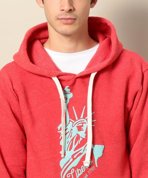 BEAUTY&YOUTH UNITED ARROWS（ビューティーアンドユースユナイテッドアローズ）の「＜Share with＞ Liberty SWT/パーカー ◆（パーカー・メンズ・レッド・LARGE/MEDIUM）」の6枚目の写真