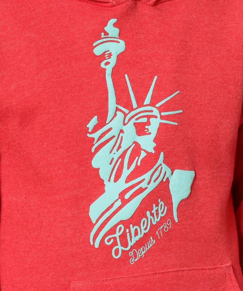 BEAUTY&YOUTH UNITED ARROWS（ビューティーアンドユースユナイテッドアローズ）の「＜Share with＞ Liberty SWT/パーカー ◆（パーカー・メンズ・レッド・LARGE/MEDIUM）」の10枚目の写真