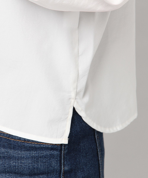 Honeys（ハニーズ）の「ボリューム袖ブラウス（シャツ/ブラウス・レディース・アイボリー/ブラック/カーキ/ピンク/ミント/ベージュ・M/L）」の12枚目の写真