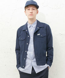 L&HARMONY | [L&HARMONY / エルアンドハーモニー] シアサッカーGジャン(デニムジャケット)