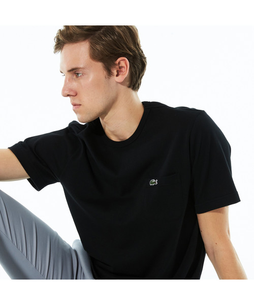 LACOSTE 黒 Tシャツ 新品 セール】《LACOSTE》TH5581-99（Tシャツ/カットソー）｜LACOSTE