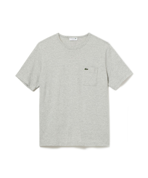 【関税送料込!!★正規品】LACOSTE ベーシックTシャツ ベーシッククルーネックポケットTシャツ (半袖)(Tシャツ